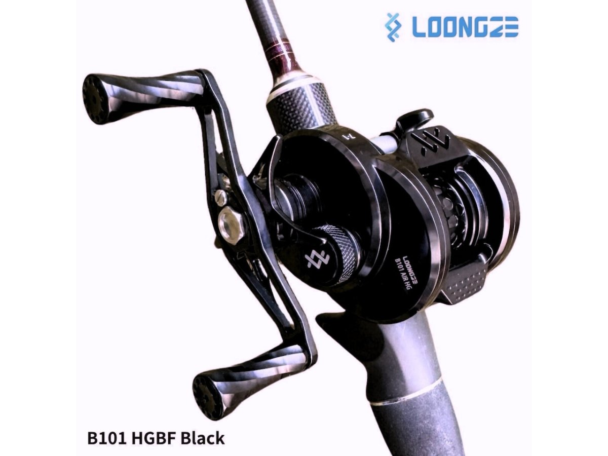画像8: 【驚愕の139g！フルメタルリール最軽量】LOONGZE Airlite B100(右)/B101(左) HGBF (8)