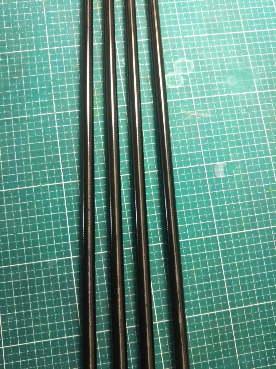 画像1: 【自作用】マルイカ斬 -ZAN!!- ゼロテン釣法用ロッドブランクス　119.5ｃｍ (1)