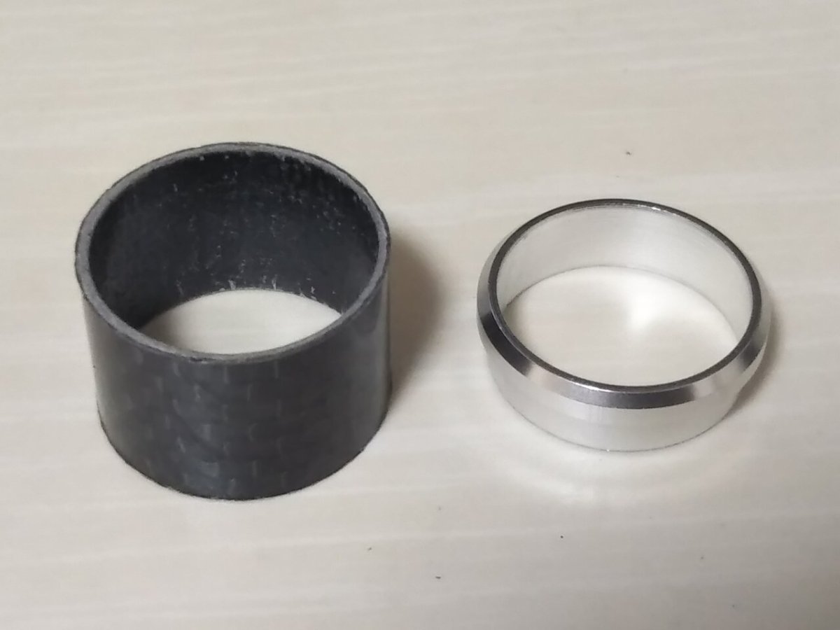 画像1: 【お得】カーボンフードセット（KN16フードナット用）※リールシートは付属しません (1)