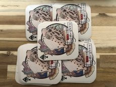 画像2: 魚種別オリジナルステッカー【O.F.Fカワハギ】 (2)